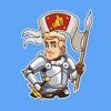 Blond Knight Stickers