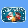 Lambs: winter vibe Stickers