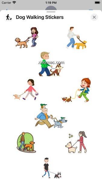 【图】Dog Walking Stickers(截图1)