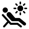Sunbathing Stickers Sunbathing Stickers