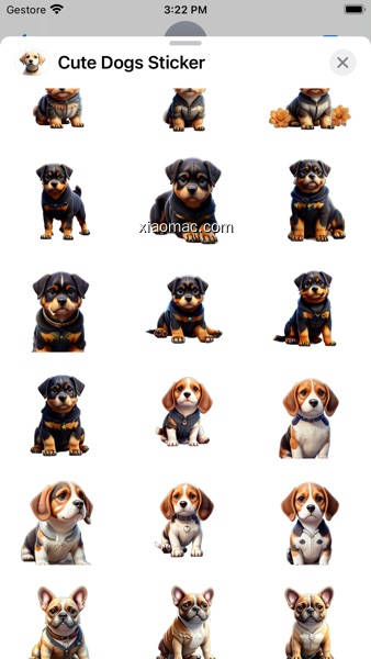 【图】Cute Dogs Sticker(截图1)