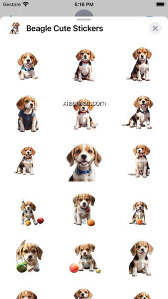 【图】Beagle Cute Stickers(截图2)