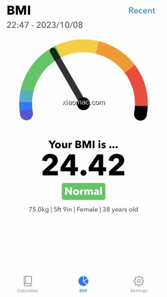 【图】BMI Calculator & Tracker(截图1)