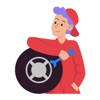 The Car Check up stickers