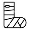 Broken Bone Stickers Broken Bone Stickers