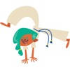 The Body Stretch stickers