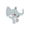 Tap Dancing Elephant Stickers Tap Dancing Elephant Stickers