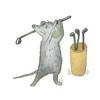 Opossum Golf Stickers Opossum Golf Stickers