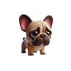 Sad French Bulldog Stickers Sad French Bulldog Stickers