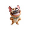 Goofy French Bulldog Stickers Goofy French Bulldog Stickers