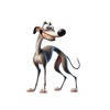 Goofy Greyhound Stickers Goofy Greyhound Stickers
