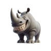 Happy Rhino Stickers Happy Rhino Stickers