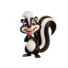 Happy Skunk Stickers Happy Skunk Stickers