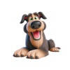 Happy Irish Wolfhound Stickers Happy Irish Wolfhound Stickers