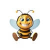 Happy Bee Stickers Happy Bee Stickers