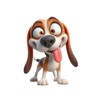 Goofy Beagle Stickers Goofy Beagle Stickers