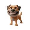 Happy Border Terrier Stickers Happy Border Terrier Stickers
