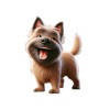 Happy Cairn Terrier Stickers Happy Cairn Terrier Stickers