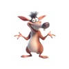 Goofy Aardvark Stickers