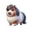 Fat Shetland Pony Stickers Fat Shetland Pony Stickers