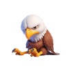 Sad Eagle Stickers