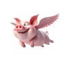 Flying Pig Stickers Flying Pig Stickers