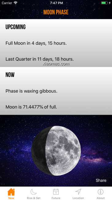 【图】Moon Phase Calendar Plus(截图1)