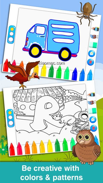 【图】Anitrek Coloring – ABC & 123 learning app for Kids(截图2)