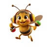 超级活力蜜蜂贴纸