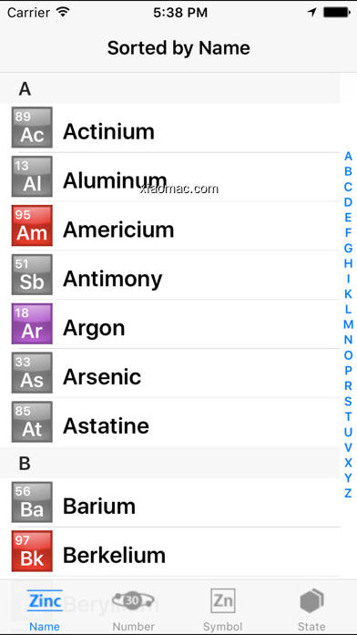 【图】Periodic table of the chemical elements Lite(截图1)
