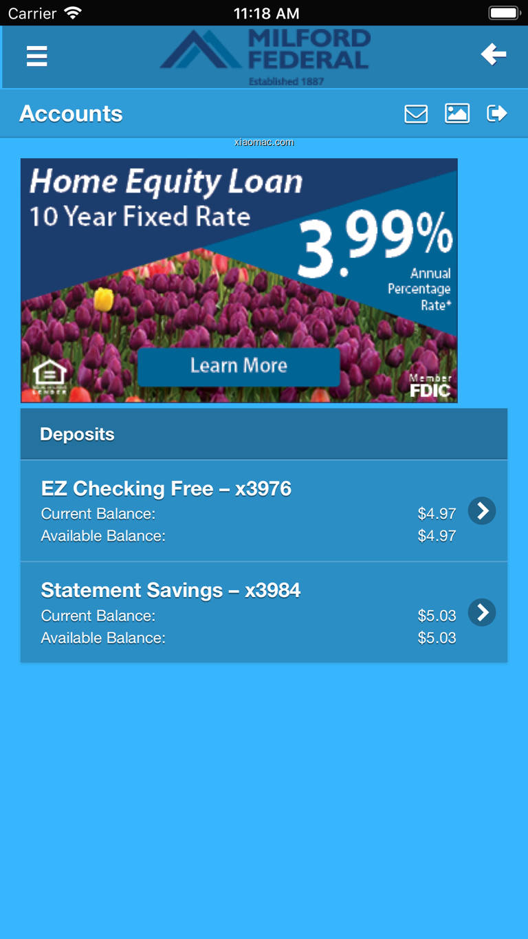 【PIC】Milford Federal Mobile Banking(screenshot 0)