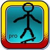 Stick-man Skateboard Extreme – Mini Pocket Skate