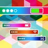 Pimp My Status Bar – Custom Top Bar Wallpapers and Colorful Backgrounds for Home Screen & Lock Screen Pimp My Status Bar – Custom Top Bar Wallpapers and Colorful Backgrounds for Home Screen & Lock Screen