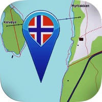 Topo kart – Norge