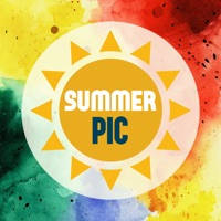 Summer Pic – 夏天,沙滩,大海,太阳, 的精美相框及贴纸