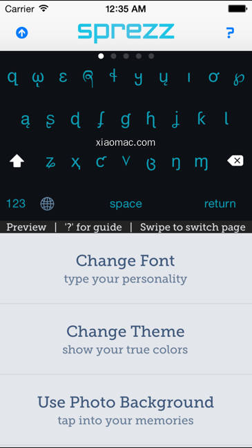 【图】Sprezz – Custom Keyboard Themes and Fonts(截图2)