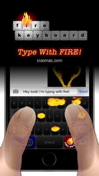 【图】Fire Keyboard – Draw Flaming GIFs!(截图2)