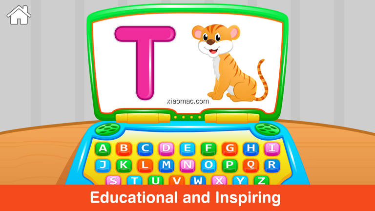 【图】My First ABC Laptop – Learning Alphabet Letters Game for Toddlers and Preschool Kids(截图2)