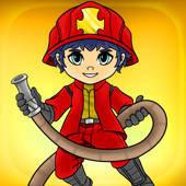 消防队员跑 – 免费儿童游戏, Fire Fighters Run – Free Firefighters Game