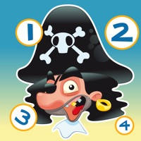 活动! 儿童游戏与海盗学会计算1-10 活动! 儿童游戏与海盗学会计算1-10