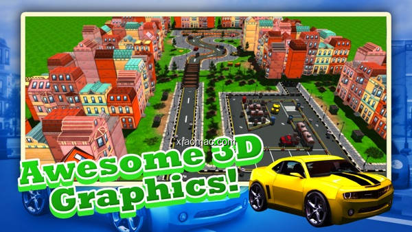 【图】A Car Mania 3D Parking Simulator And Driving Test Sim Racing Games(截图 1)