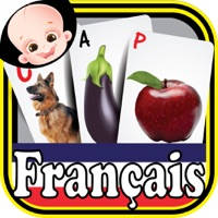 Preschooler Kids French ABC Alphabets & Numbers Flash Cards