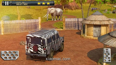 【图】3D Safari Parking Free – Realistic Lion, Rhino, Elephant, and Zebra Adventure Simulator Games(截图1)