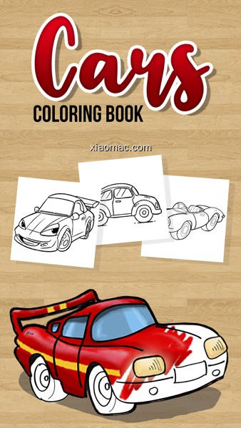 【图】汽车着色书游戏(截图1)