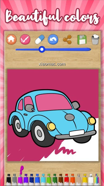 【图】汽车着色书游戏(截图2)