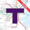 MBTA Boston T Map — Ad Free